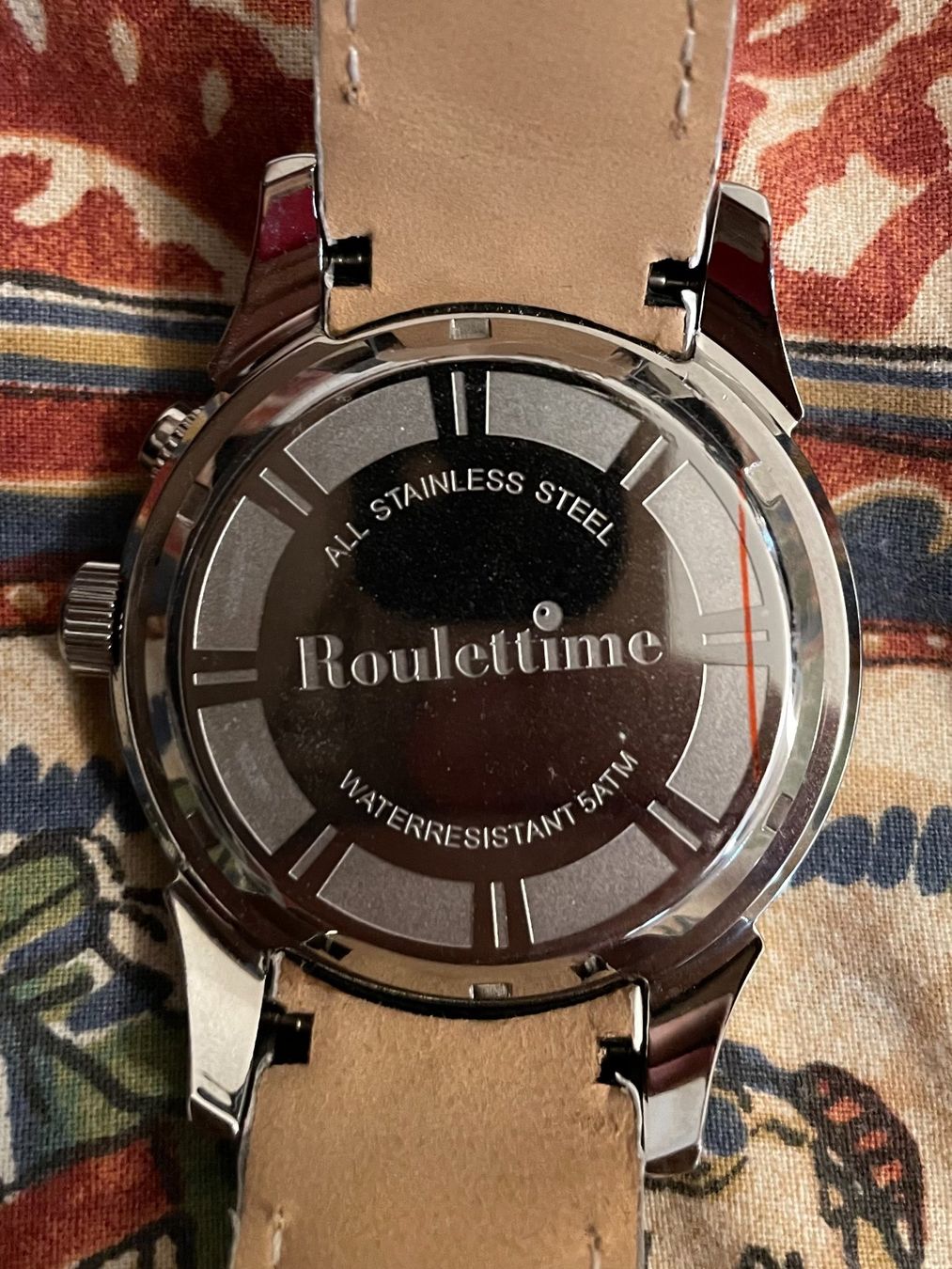 Orologi: Roulettime (White Leather Strap) – Nuovo e nell'imballaggio originale da Chiasso venduto da Er_Mon 1