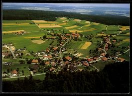 AK Wahlendorf, Luftaufnahme des Ortes und umliegender Felder