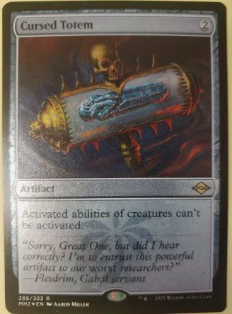 Magic The Gathering Carte collezionabili: Cursed Totem - MtG - Foil - EN – Usato da Bolligen venduto da Gurkenfeld