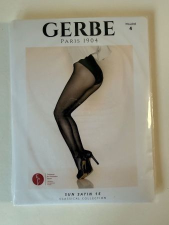 GERBE, Strumpfhose SUN SATIN 15, Grösse L (4), Farbe Beige