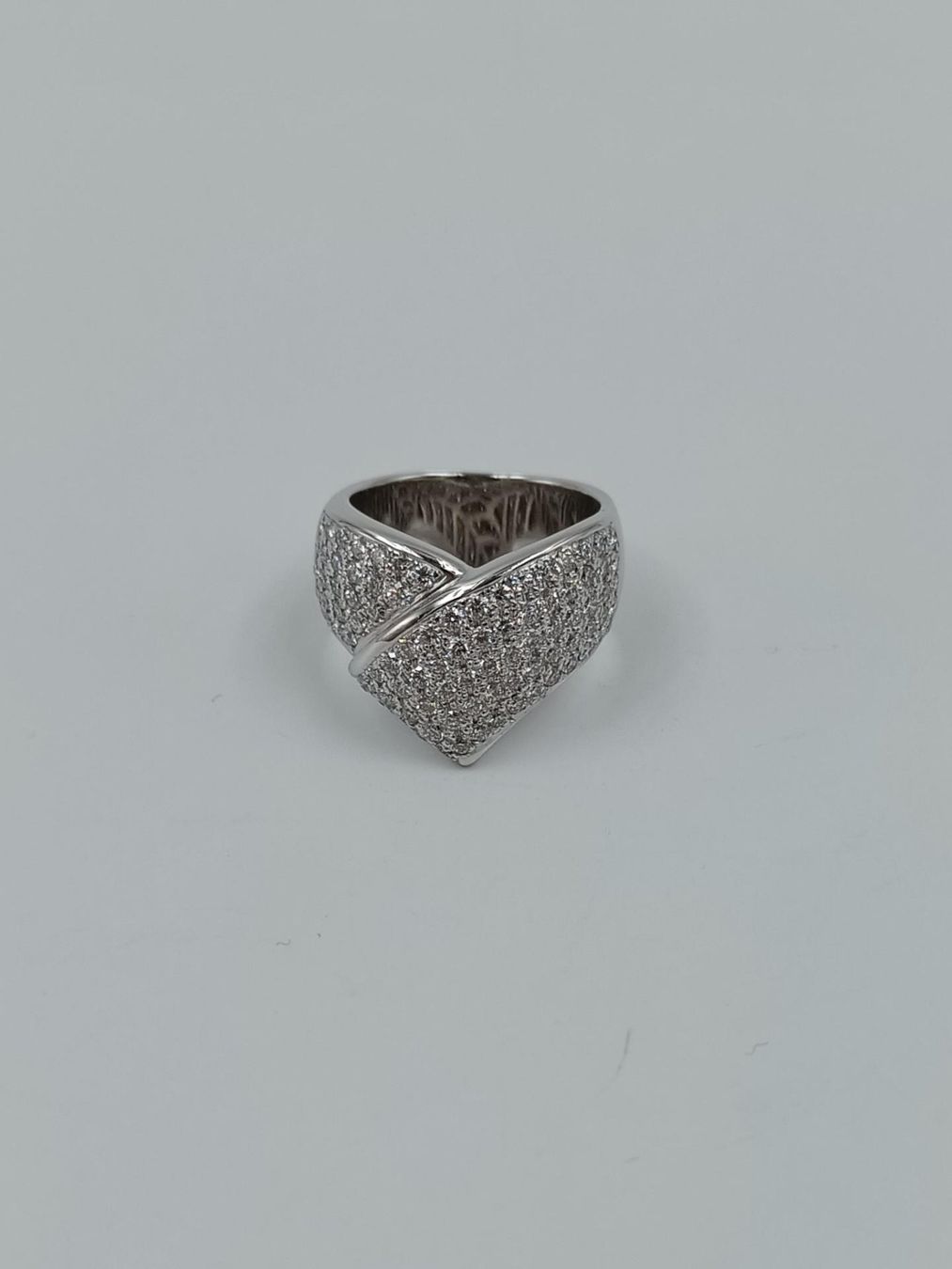 Anelli: PAVÉ DIAMANTRING IN 750 WEISSGOLD – Usato da Luzern venduto da EdiGem 8