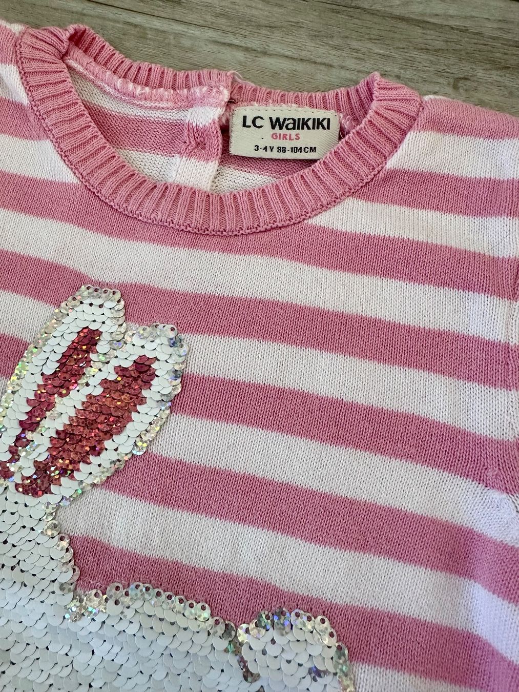 Maglioni & Felpe: TOP - Gr 98 "Oster" Häschen Pullover Wende-Pailletten – Usato da Rickenbach b. Wil venduto da sunneschii_ 3