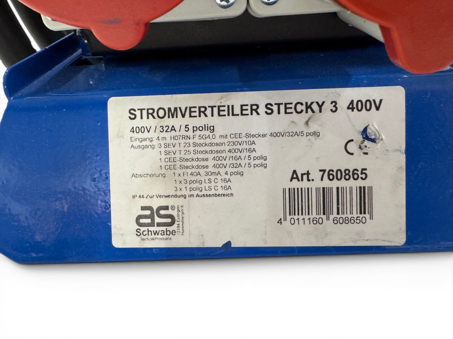 Elektrotechnik: Stecky 4 Stromverteiler (X1145) – Gebraucht aus Däniken SO von Profog1 5