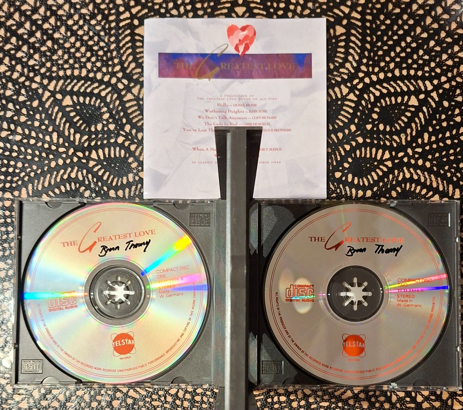 CD: The Greatest Love, Balladen Compilation Sampler 1988 – Usato da Amriswil venduto da Celini3 2