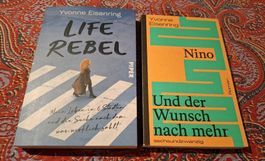 2 Bücher von Yvonne Eisenring: Life Rebel & Nino