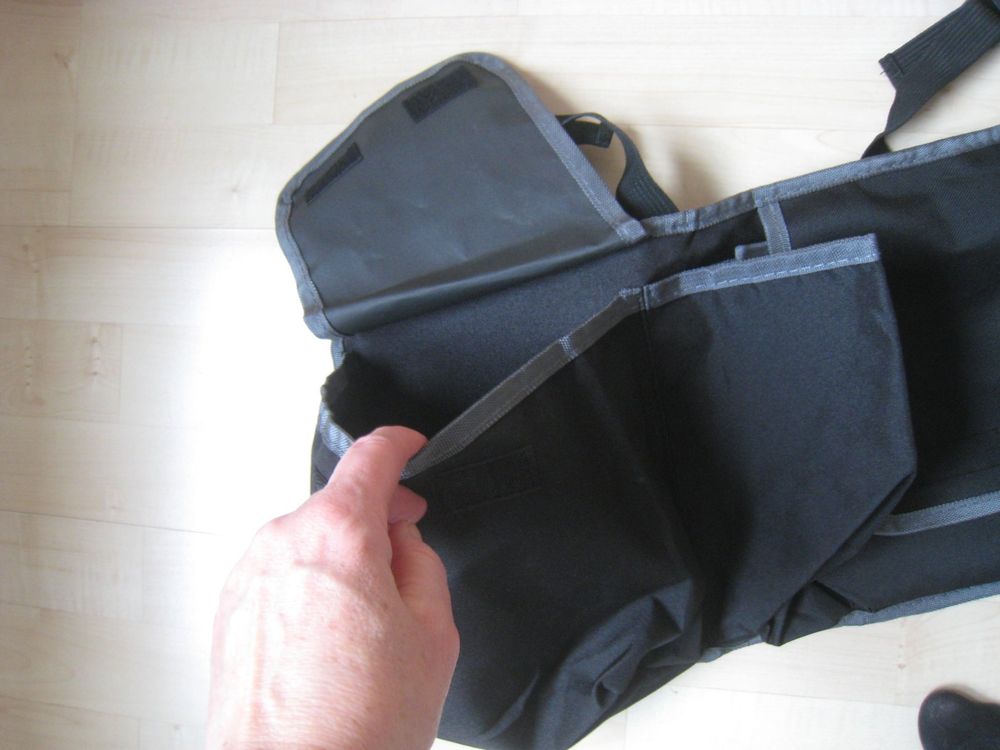 schwarze Auto-Kofferraum Organizer Aufbewahrungs-Tasche
