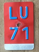 LU 71 - VELONUMMER - FAHRRADSCHILD - PLAQUE DE VELO - LU 71