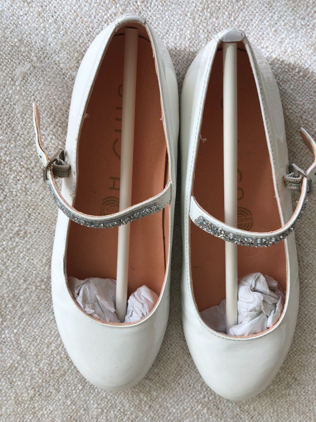 Scarpe per ragazze: Baillerinas MIT GLITZERBÄNDERN Gr 34 – Usato da Zürich venduto da poliveira 5