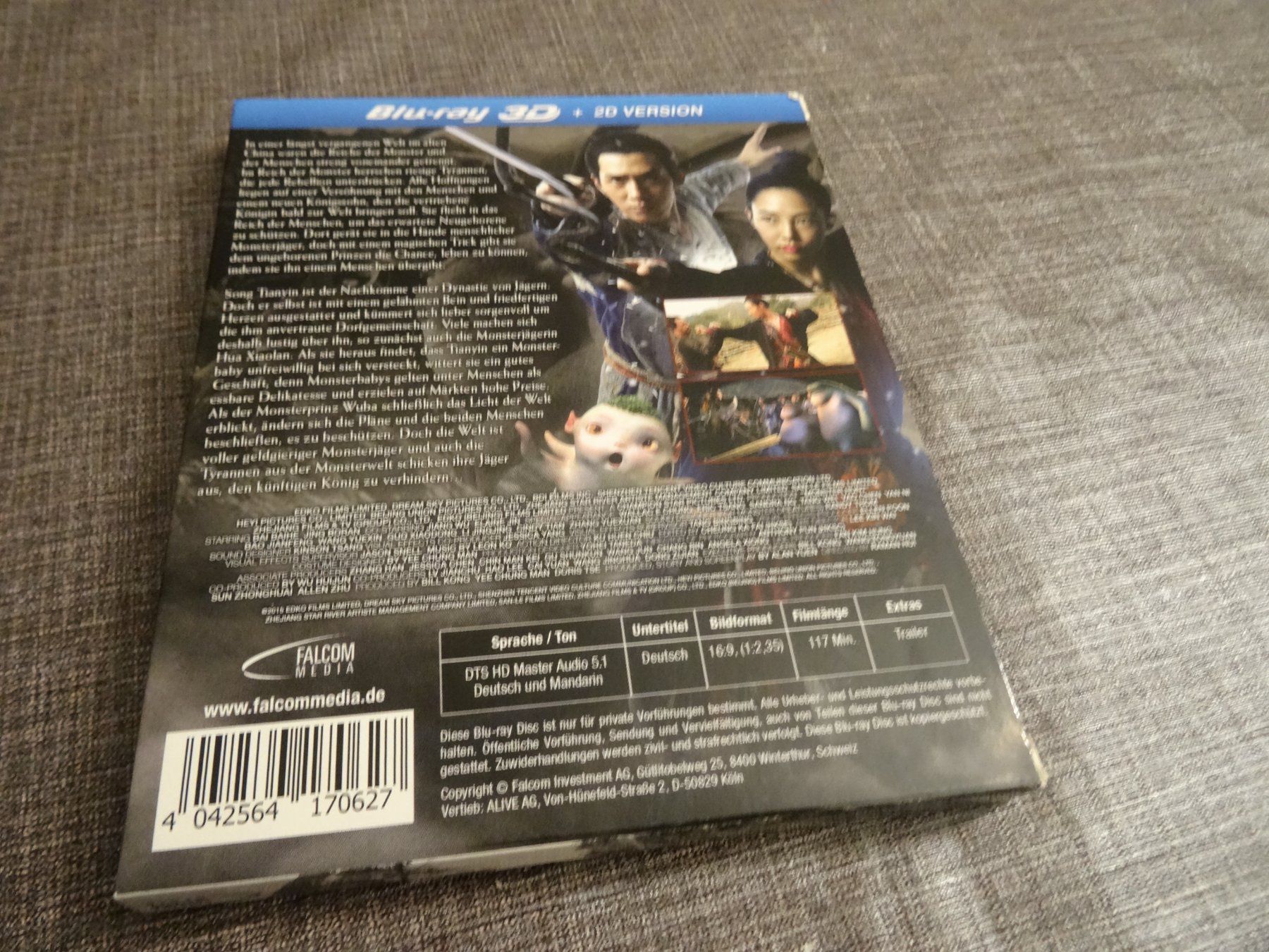 Tutti i DVDs: Monster Hunt Blu-ray 3D+2D BLU-RAY – Usato da Olten venduto da Disc-Verkauf 1