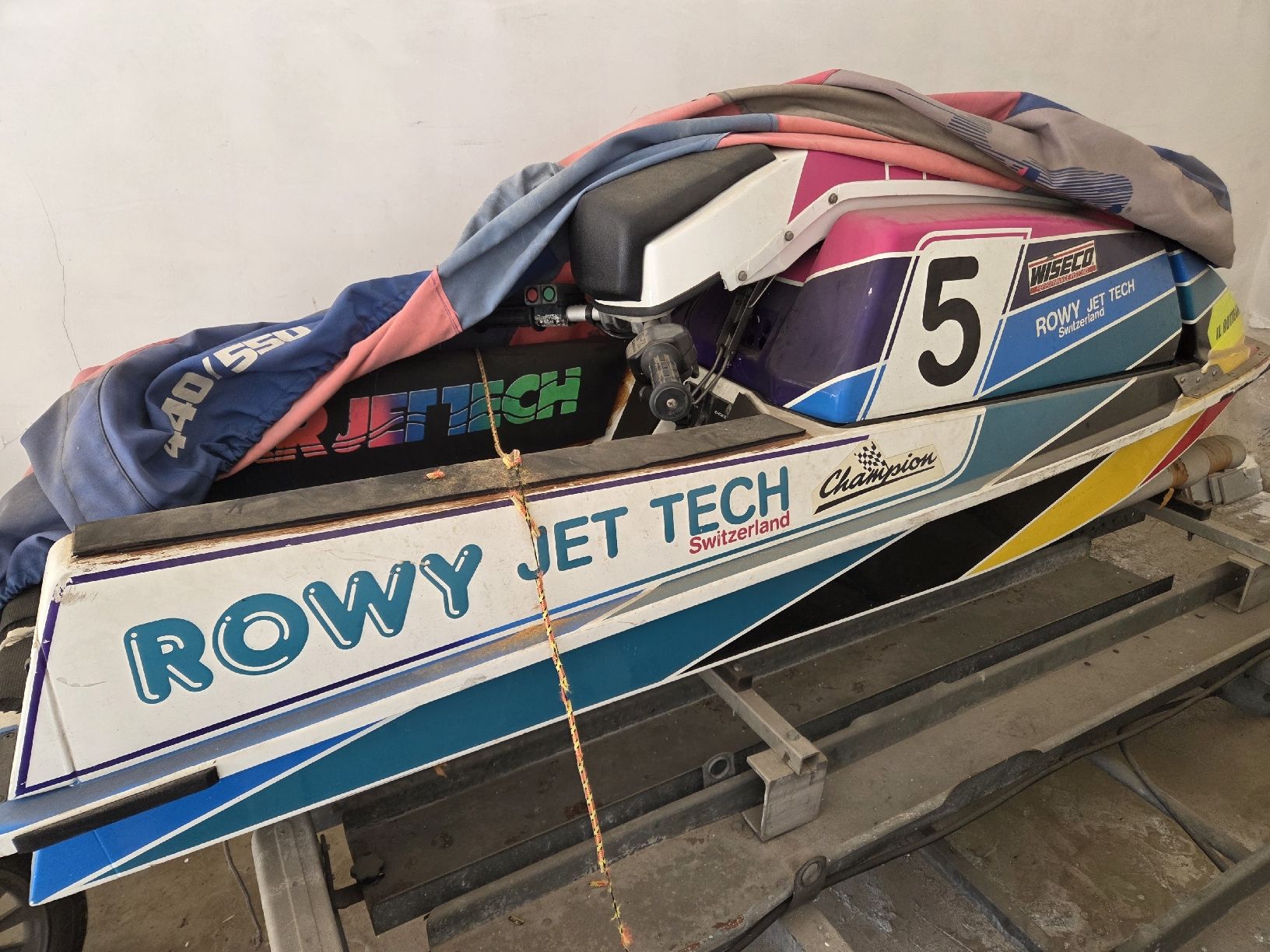 Kawasaki Altro: Jet Ski Rowy Jet Tech 440/550 mit Anhänger – Difettoso da Niederglatt ZH venduto da Conucci 1