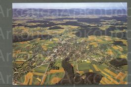 AK color Herzogenbuchsee BE Flugbild ≈ 1983