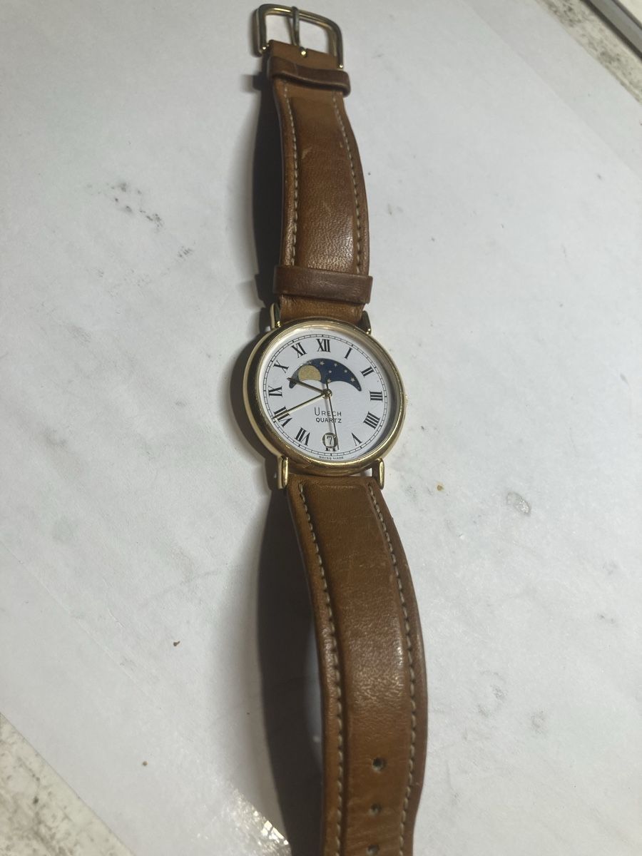 Orologi: Urech Quartz mit mondphase 32 mm – Usato da Glattbrugg venduto da vintagemania 6