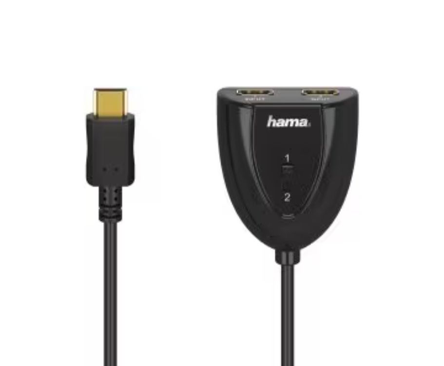 Hama Adaptateurs: Hama HDMI™-Umschalter 2x1 – Neuf avec emballage d'origine à Dulliken par Michel_9595