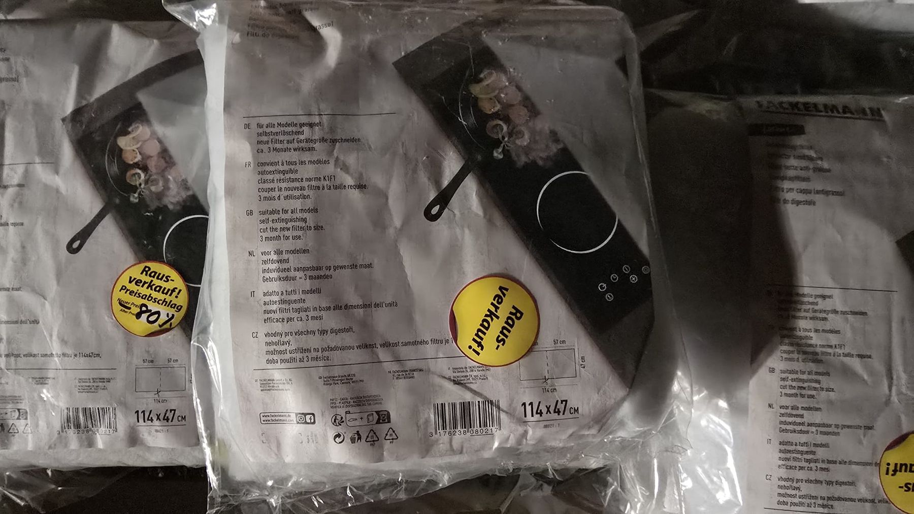 Lüftung: Restposten  17 Fakelmann Dunstabzugfilter, Neu & OVP – Neu und originalverpackt aus Dussnang von kevin0812 2