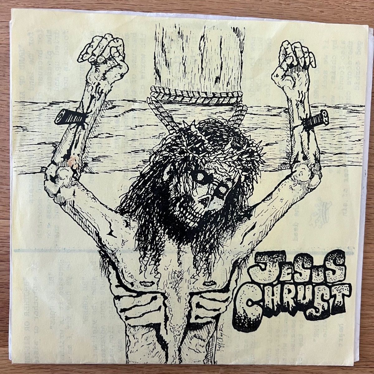 Vinyles: Jesus Chrust - Blasphemy E.P. / 7" EP - 1. US-Press. 1990 – D'occasion à Gais par soundcave57