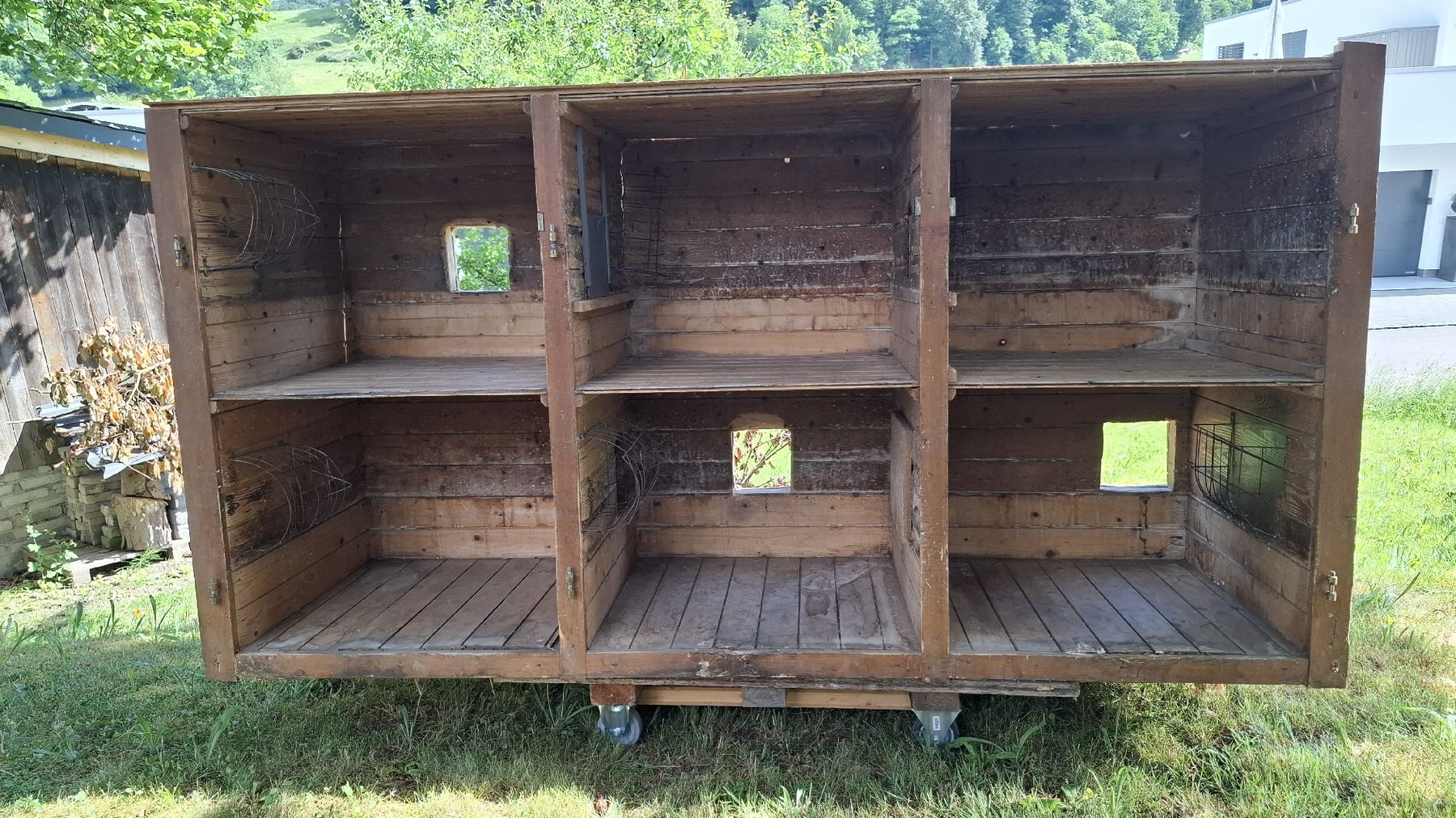 Gabbie, trasporto & Sicurezza: Kaninchenstall 6 Teilig – Usato da Muhen venduto da peachhadi 1