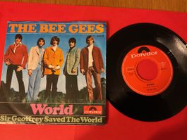 Bee Gees - World / Sir Geoffrey - Single Schallplatte1967
