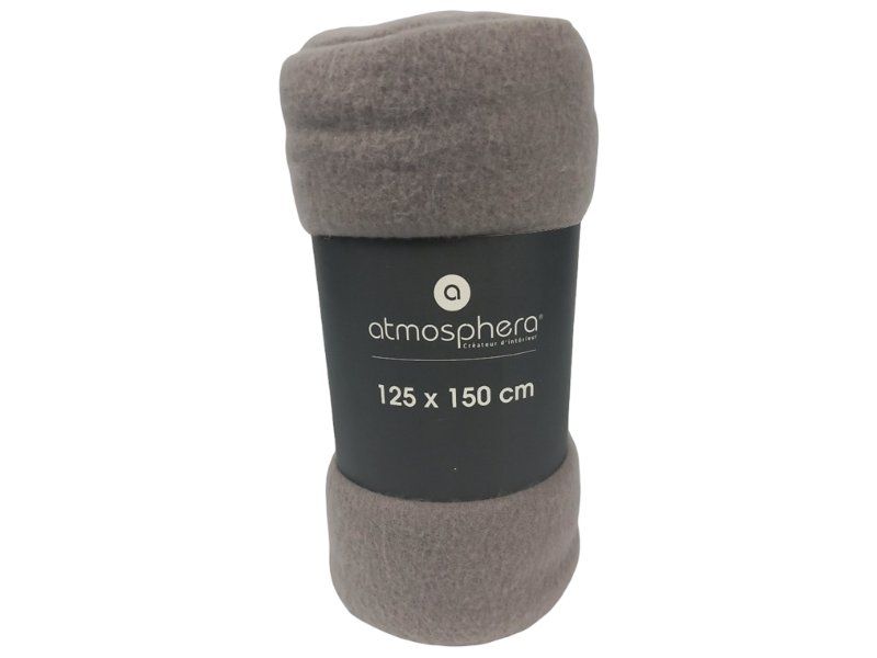 Coperte: ATMOSPHERA Fleece-Decke Mausgrau – Nuovo (secondo la descrizione) da Hünenberg venduto da Restwert_Zug