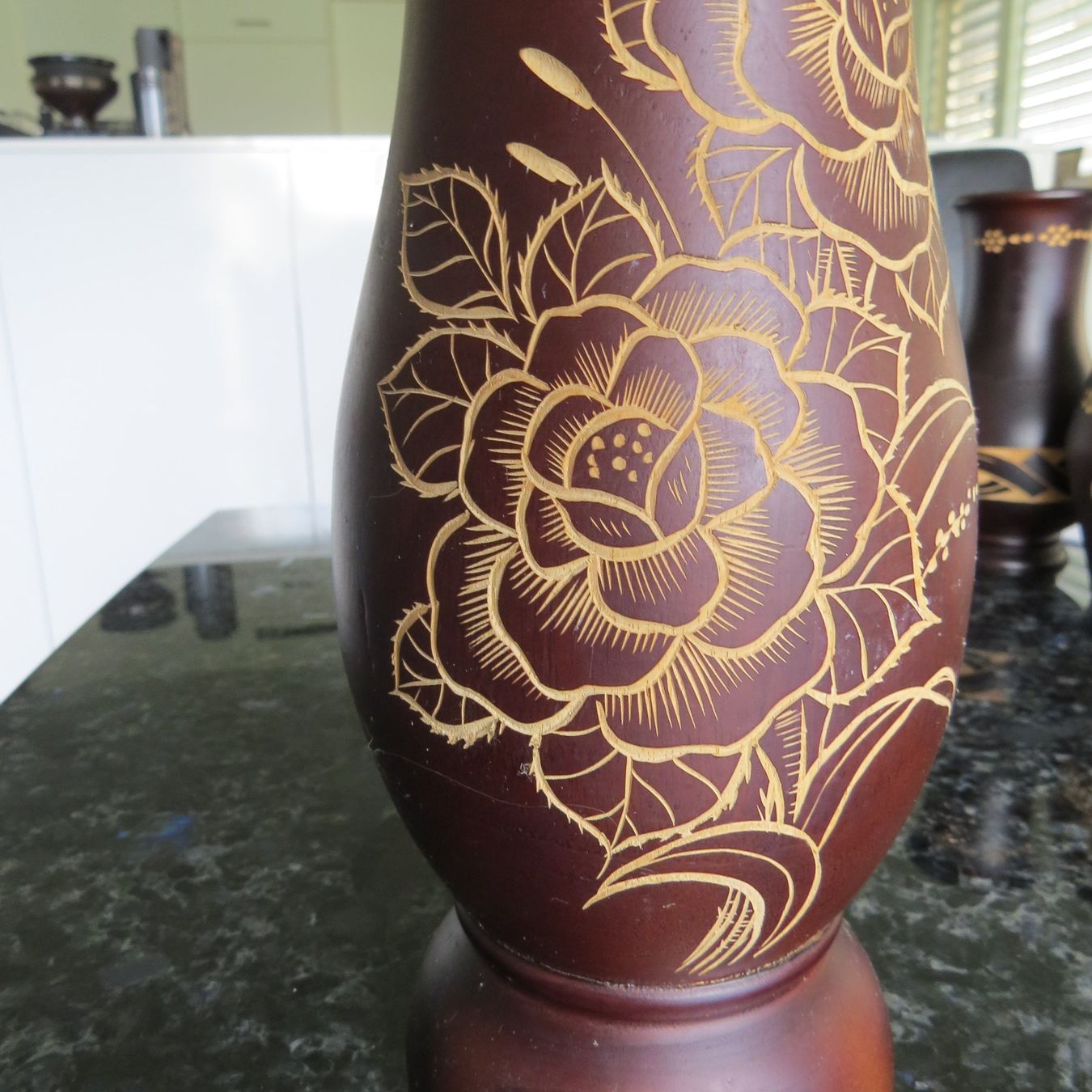 Vasi & Recipienti: Vase aus Holz ca 22cm – Usato da Einsiedeln venduto da rotgypsy1969 1