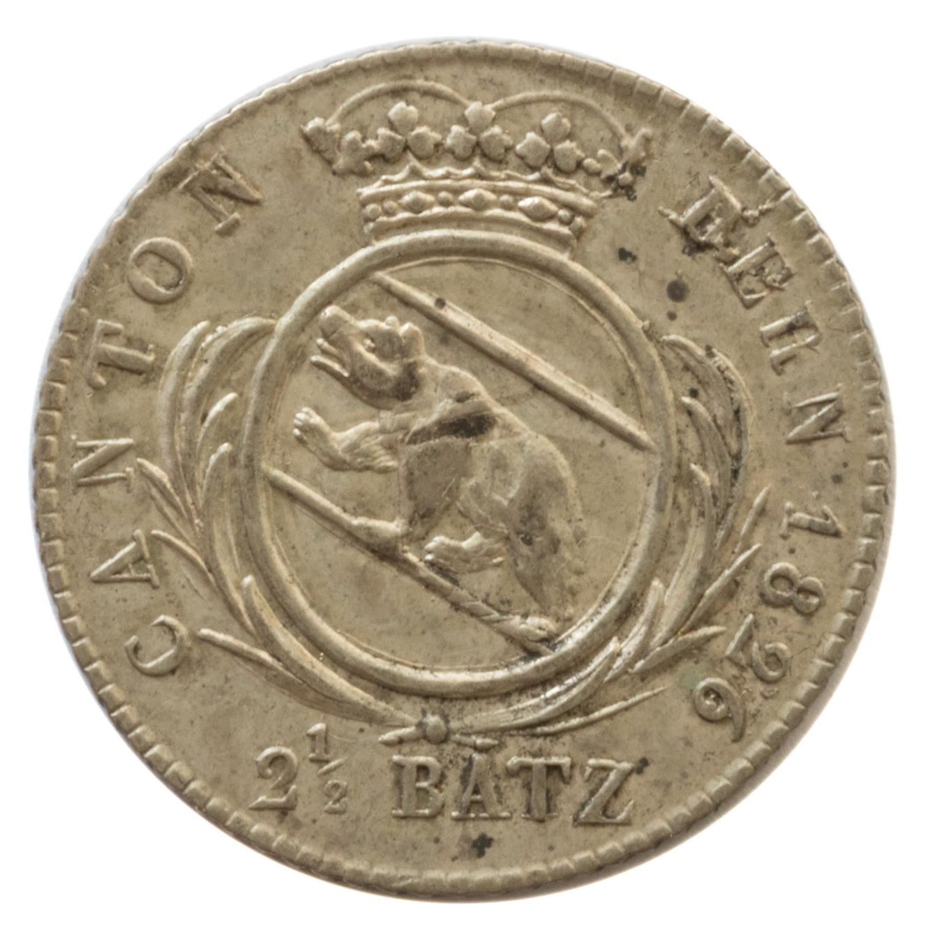 Tutti le monete: Bern 2 1/2 Batzen 1826 Silber – Usato da Rotkreuz venduto da Swiss-Coins