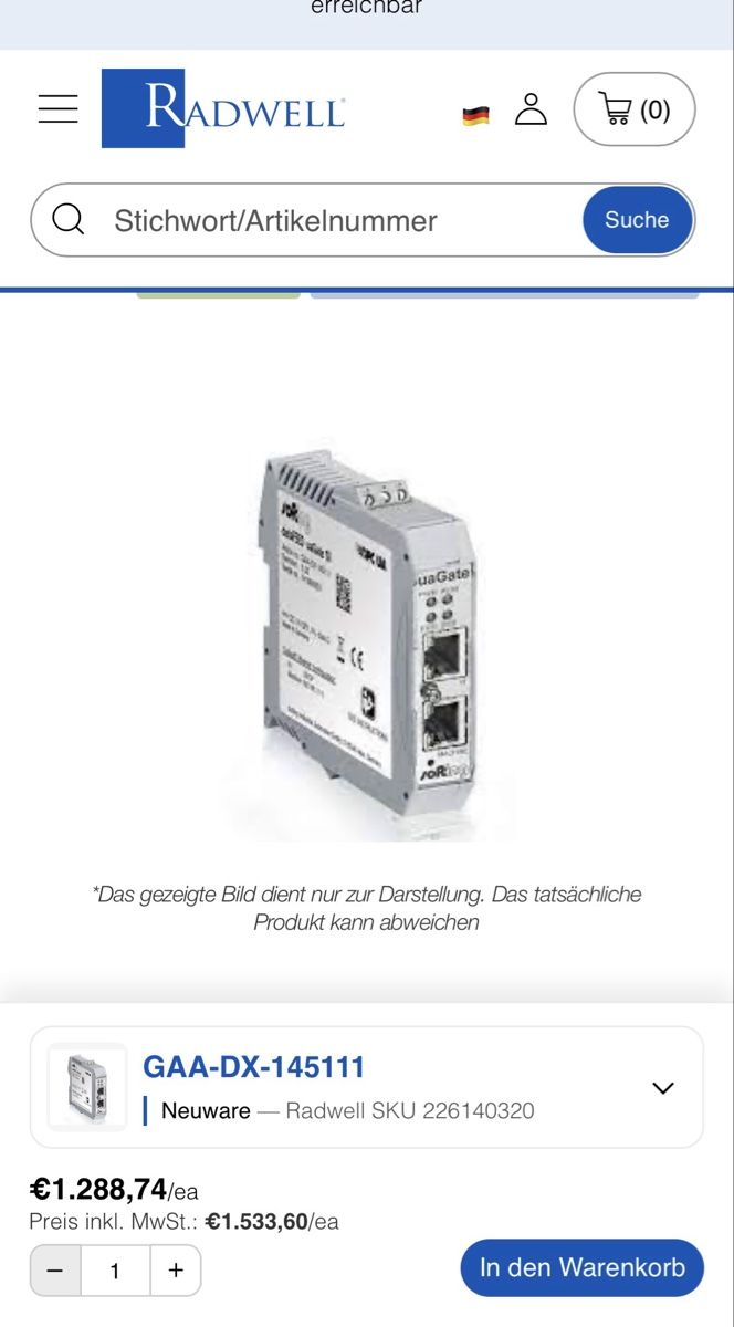 Composants électroniques: dataFEED uaGate GAA-DX-145111  – D'occasion à Alt St. Johann par Seneca10
