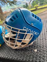 CANADIAN Eishockey Helm blau, COOPER HM50 L Gitter weiss
