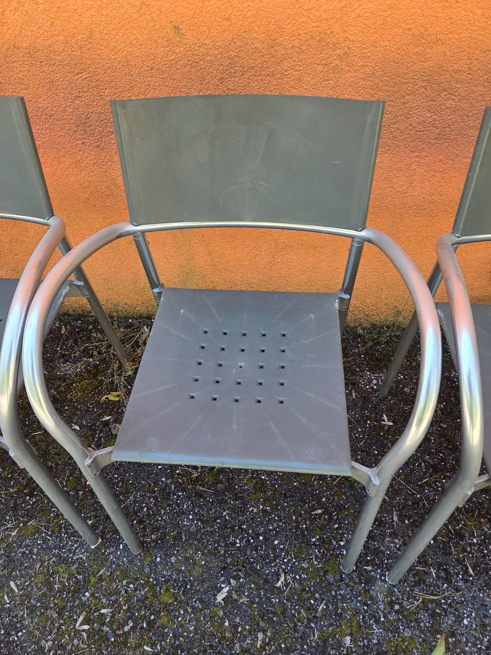 Sedie: Vier Gartenstühle, Design Carlo Bertoli – Usato da Laufen venduto da dixiemen 5