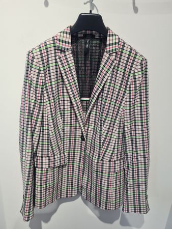 Marc Cain Blazer Kariert Frühling Gr. N4 Top Zustand!