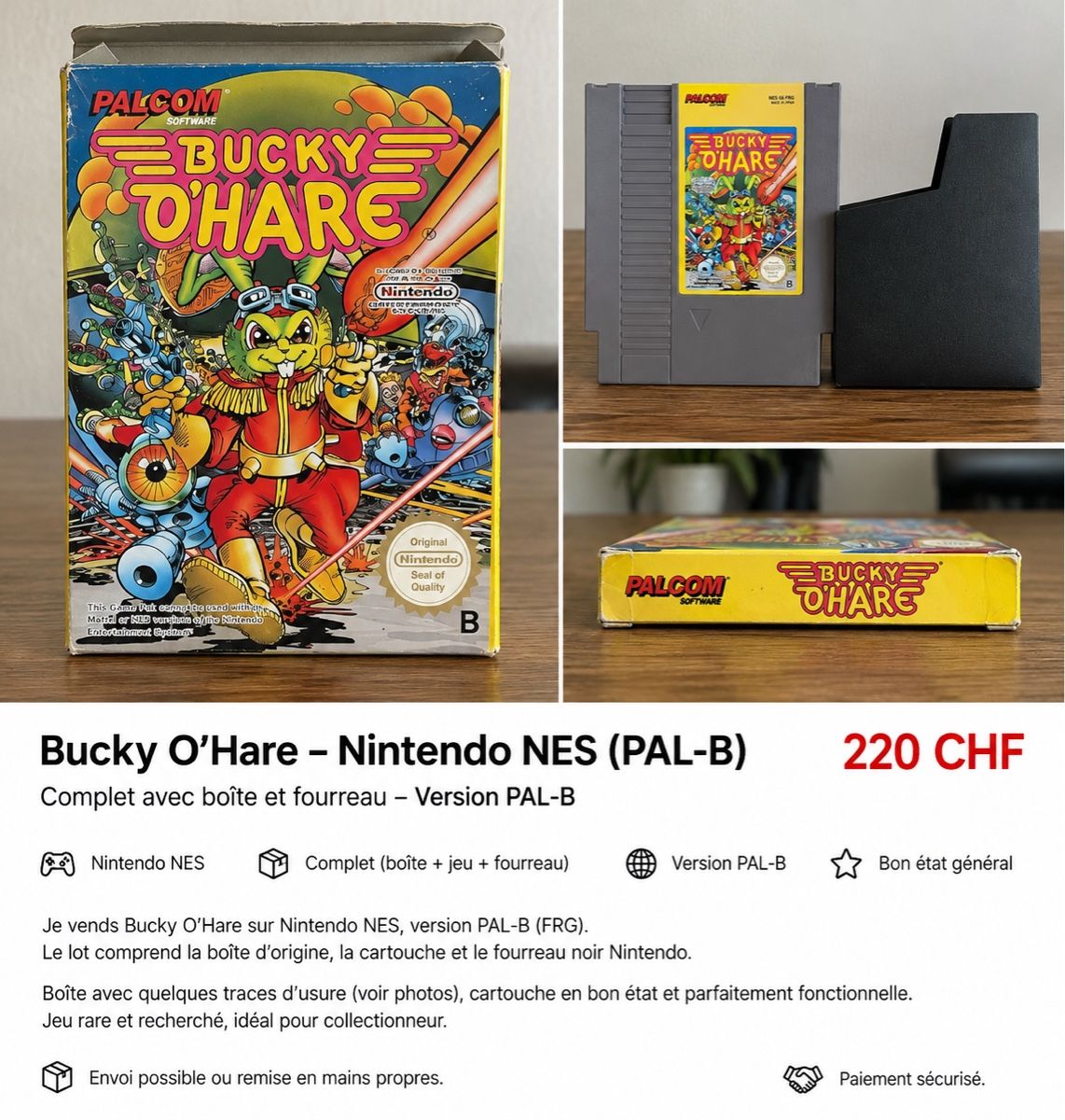 Nintendo Giochi: Jeu NES Bucky O’Hare – Usato da Gollion venduto da nun_tcl6