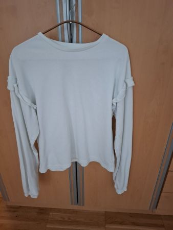H&M Pulli Mädchen mit Rüschen, Grösse 170, Baumwolle!