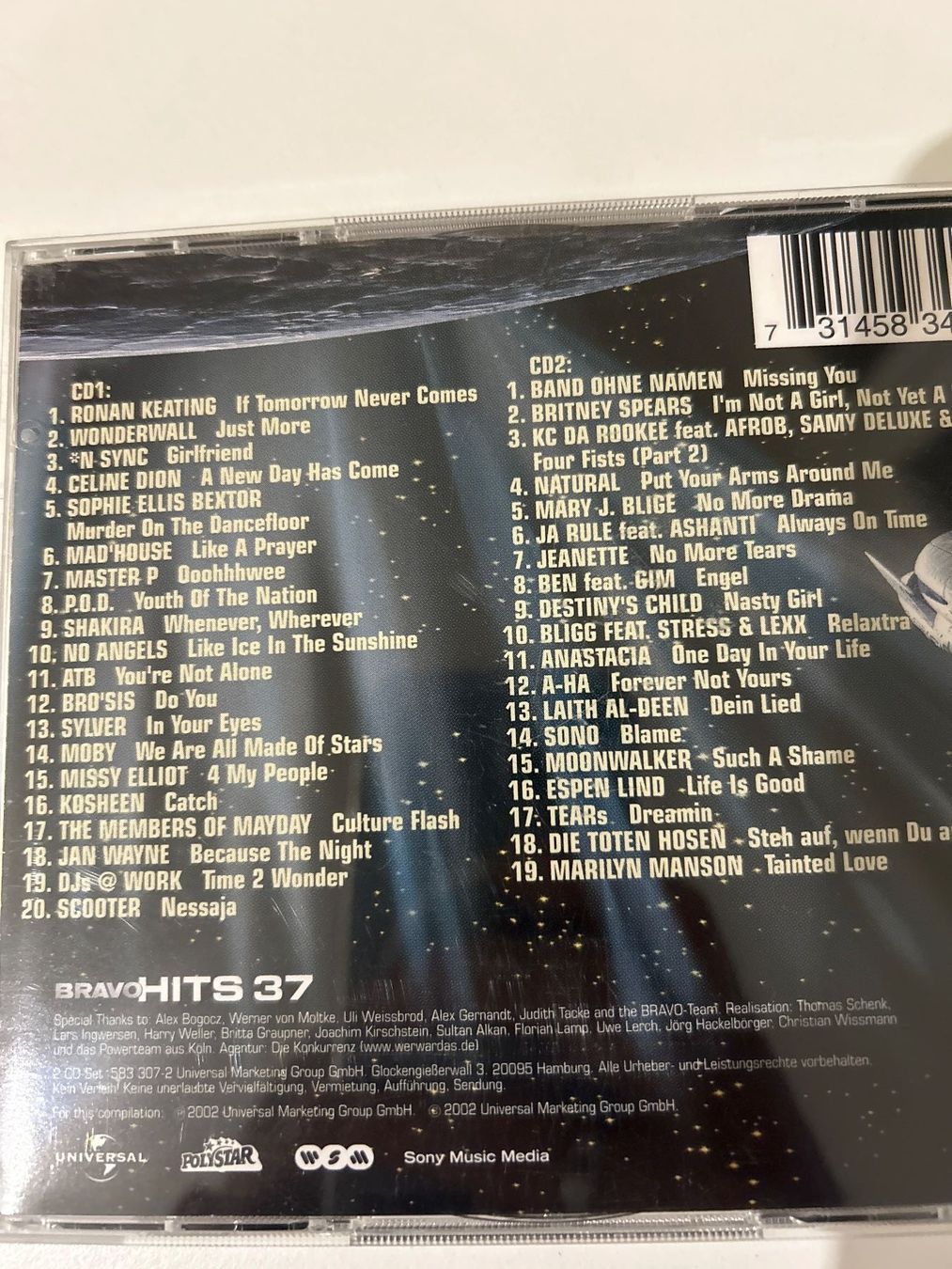 CD: CD- Bravo Hits 37 – Usato da Guntershausen venduto da Gloominati 2