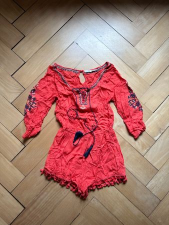 BLU PEPPER - Hippie Jumpsuit koralle S