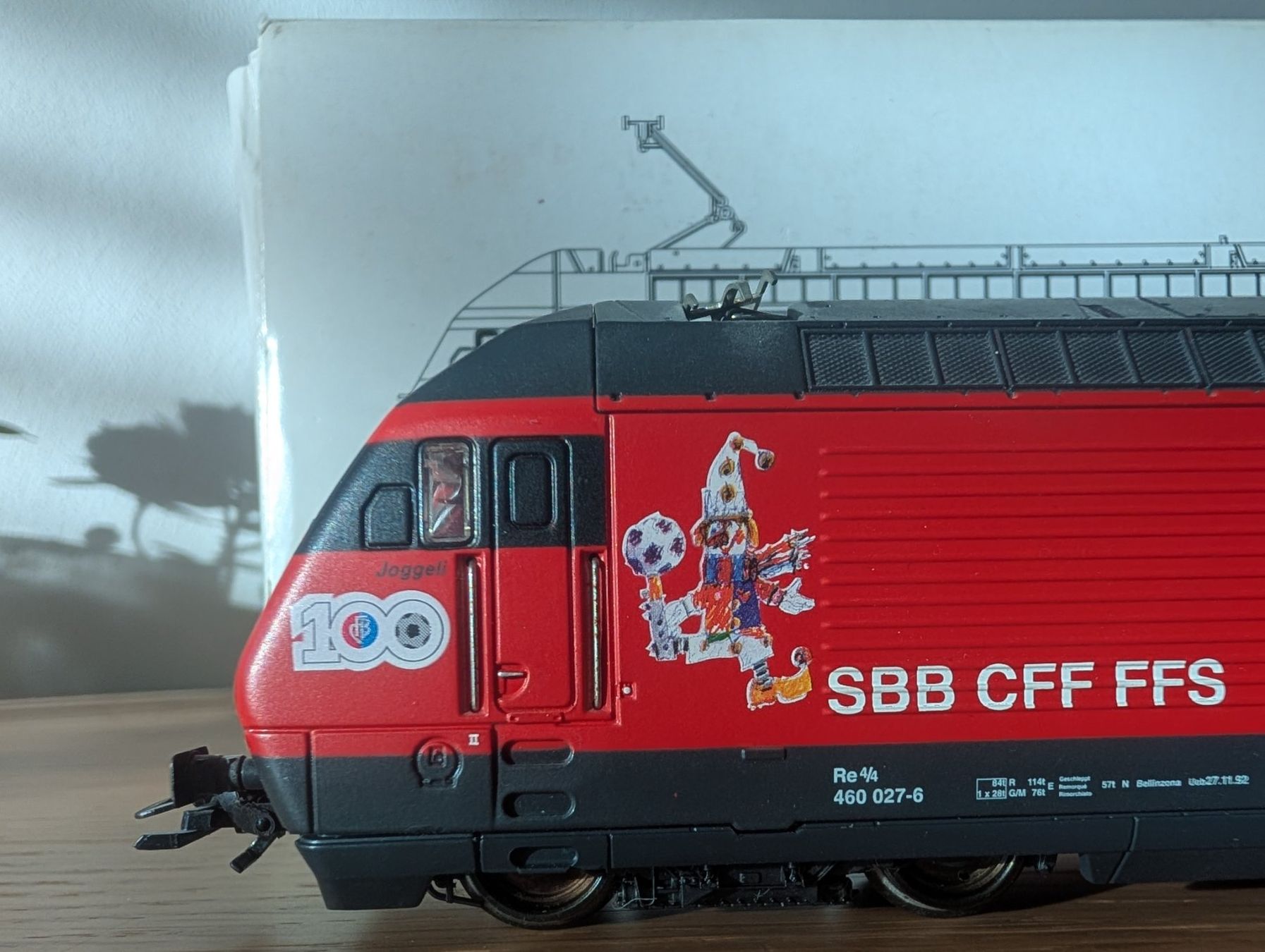 Märklin Modellini di ferrovie: Märklin 83460 SBB 460 " Joggeli " analog – Usato da Stein/AG venduto da sborn 1