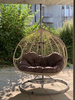 Hängesessel mit Kissen für Garten & Balkon, top Zustand!