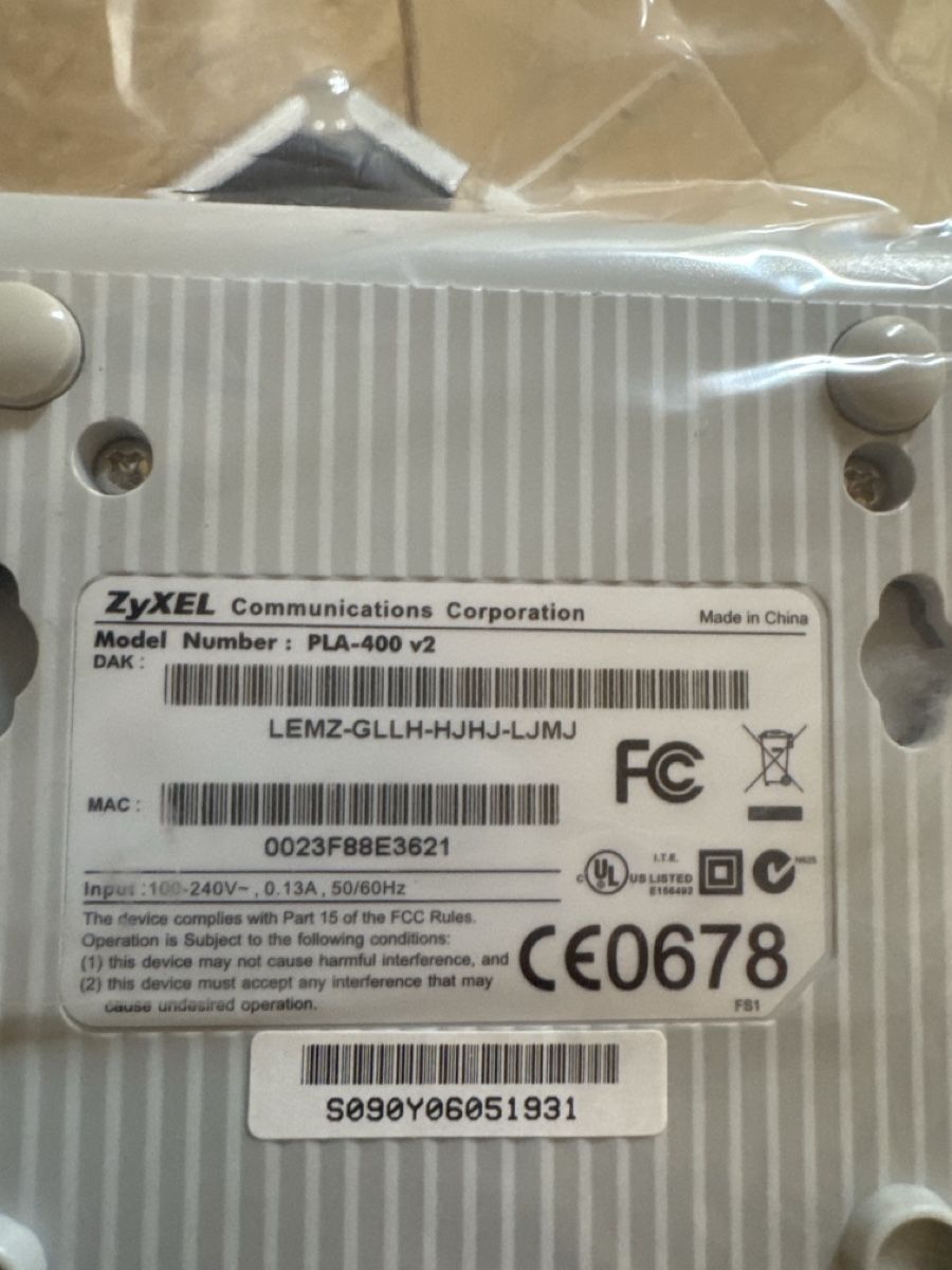 Zyxel Unità & Adattatore: ZyXEL PLA-400 v2 Powerline Adapter Set neu – Usato da Goldingen venduto da DDietziker 1
