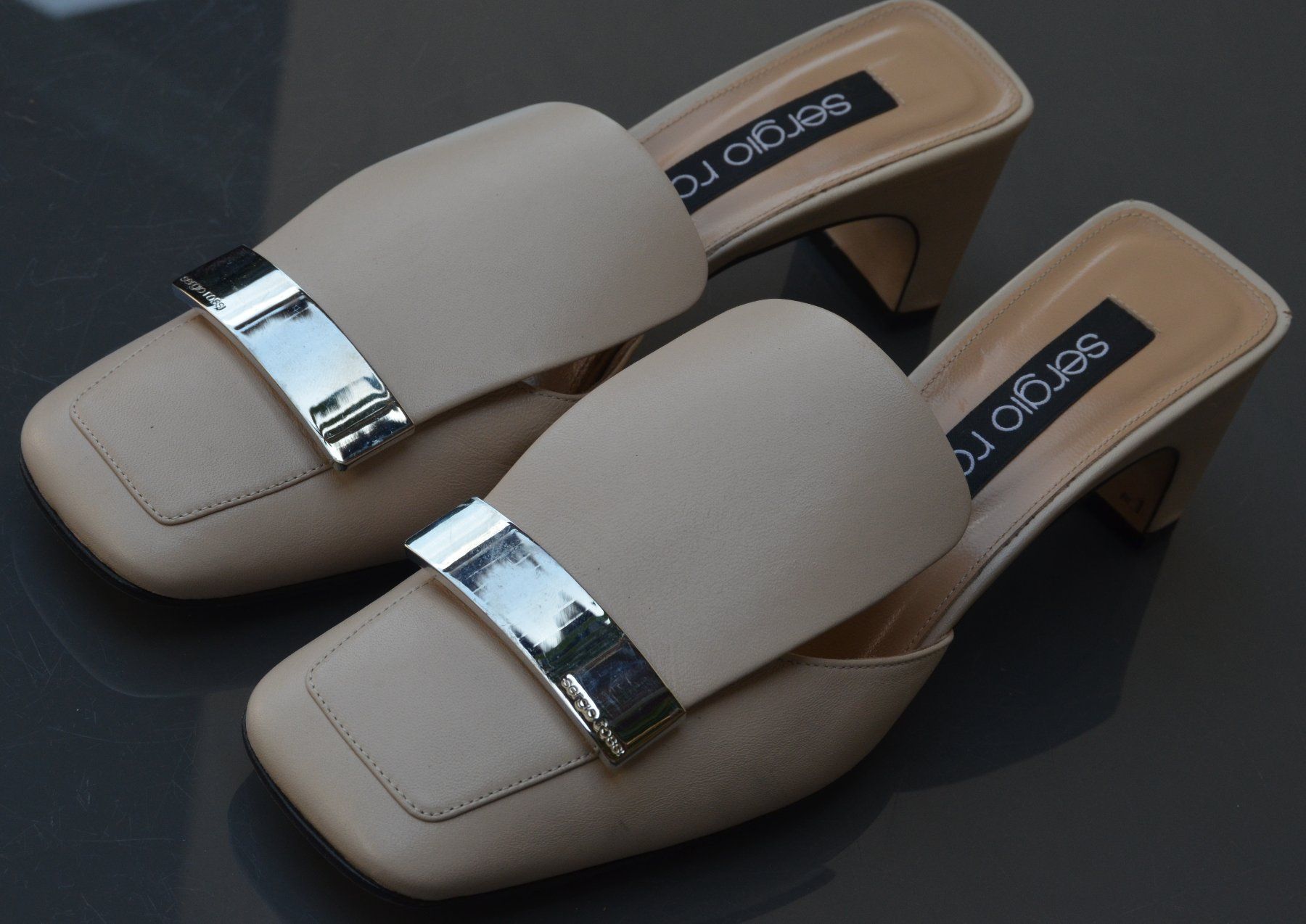 Sergio Rossi Scarpe da donna: Sergio Rossi Mule Sandalen / sandales .39 – Usato da Collonges venduto da arashee