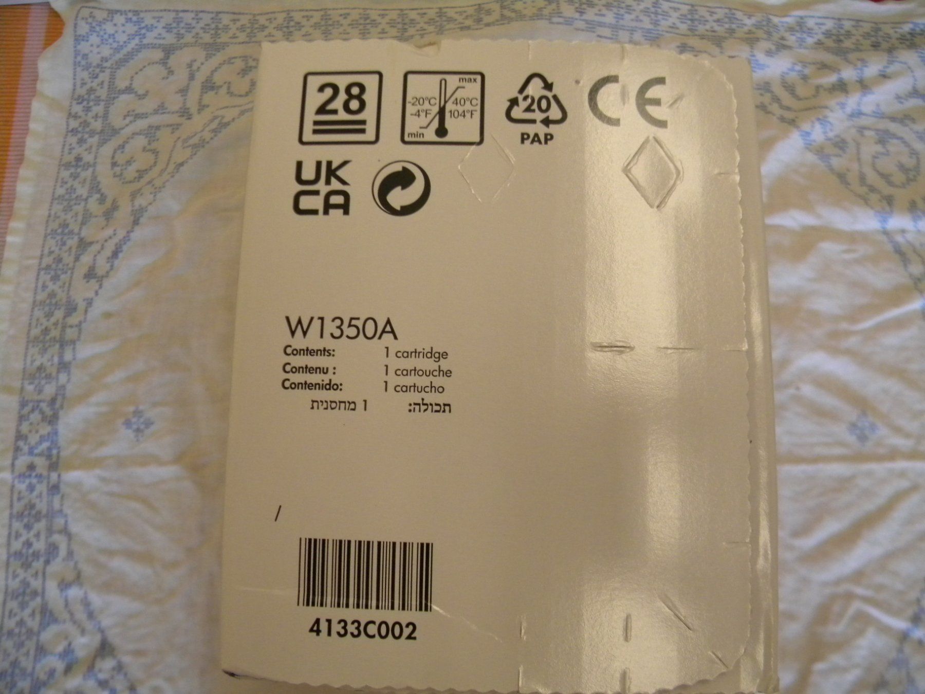 Hewlett Packard Cartucce per stampanti & toner: W1350A  135A – Nuovo e nell'imballaggio originale da Bühler venduto da Wini100 3