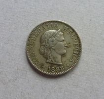 Schweiz ++ 5 Rappen 1888, gute Erhaltung