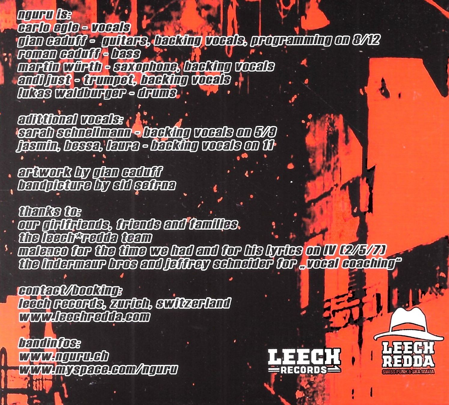 CD: Nguru WITH BLEEDING HEARTS THROUGH BURNING SKIES Reggae CHCD – Usato da Kandergrund venduto da Sososo 5
