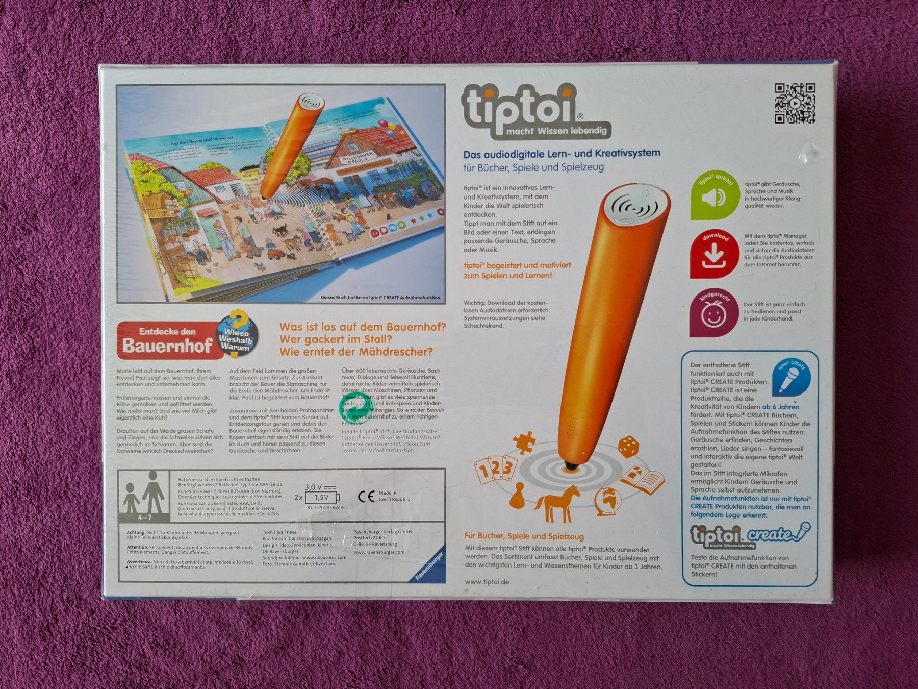 Tiptoi Giochi: tiptoi Starterset - CREATE Stift & Bauernhof Buch - NEU&OVP – Nuovo e nell'imballaggio originale da Müllheim Dorf venduto da Seeeule01 2