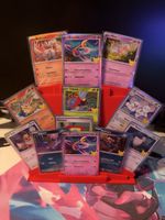 Diverse Pokémon Karten 30th inkl. Ständer