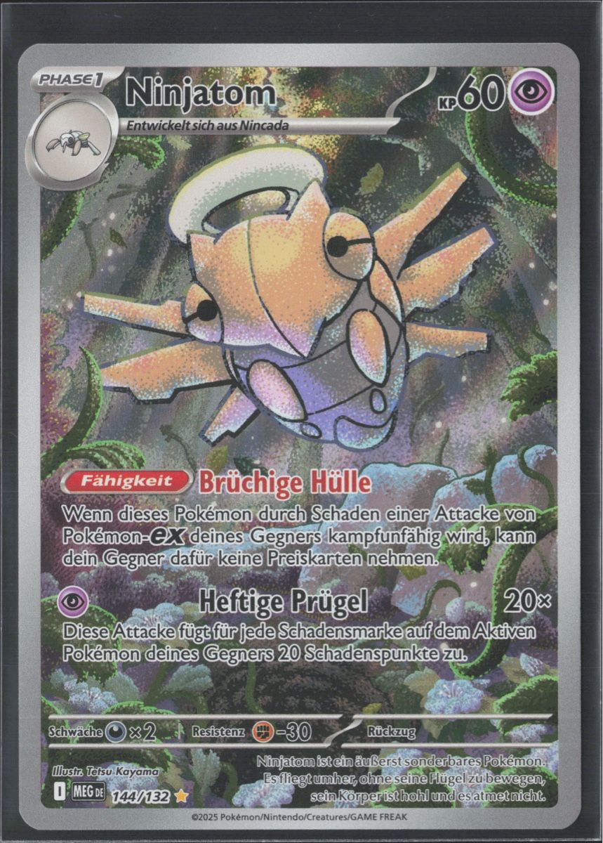 Pokémon Sammelbilder & Trading cards: POKÉMON / Ninjatom / Mega Evolution / Illustration 🇩🇪 – Gebraucht aus Herzogenbuchsee von TCG-High-Quality