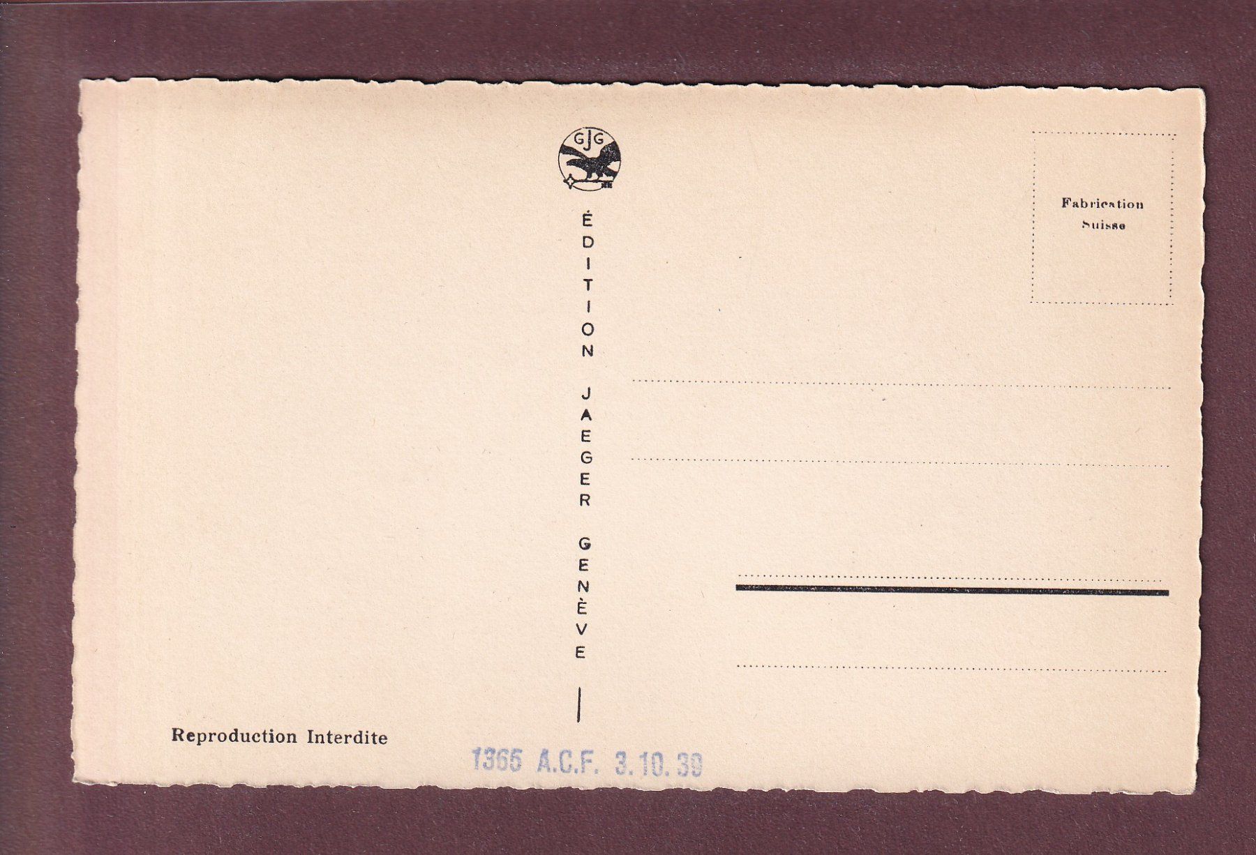 Ansichtskarten: LAUSANNE - Pont Chaudron – Gebraucht aus Pully von nicecards 1