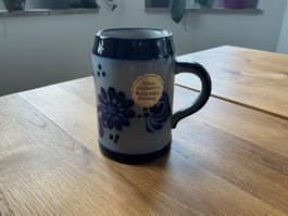 Bierkrug aus Westerwälder Steinzeug