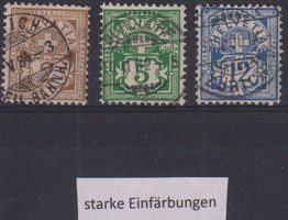 75x) Wertziffer starke Einfärbungen, sehe Scan