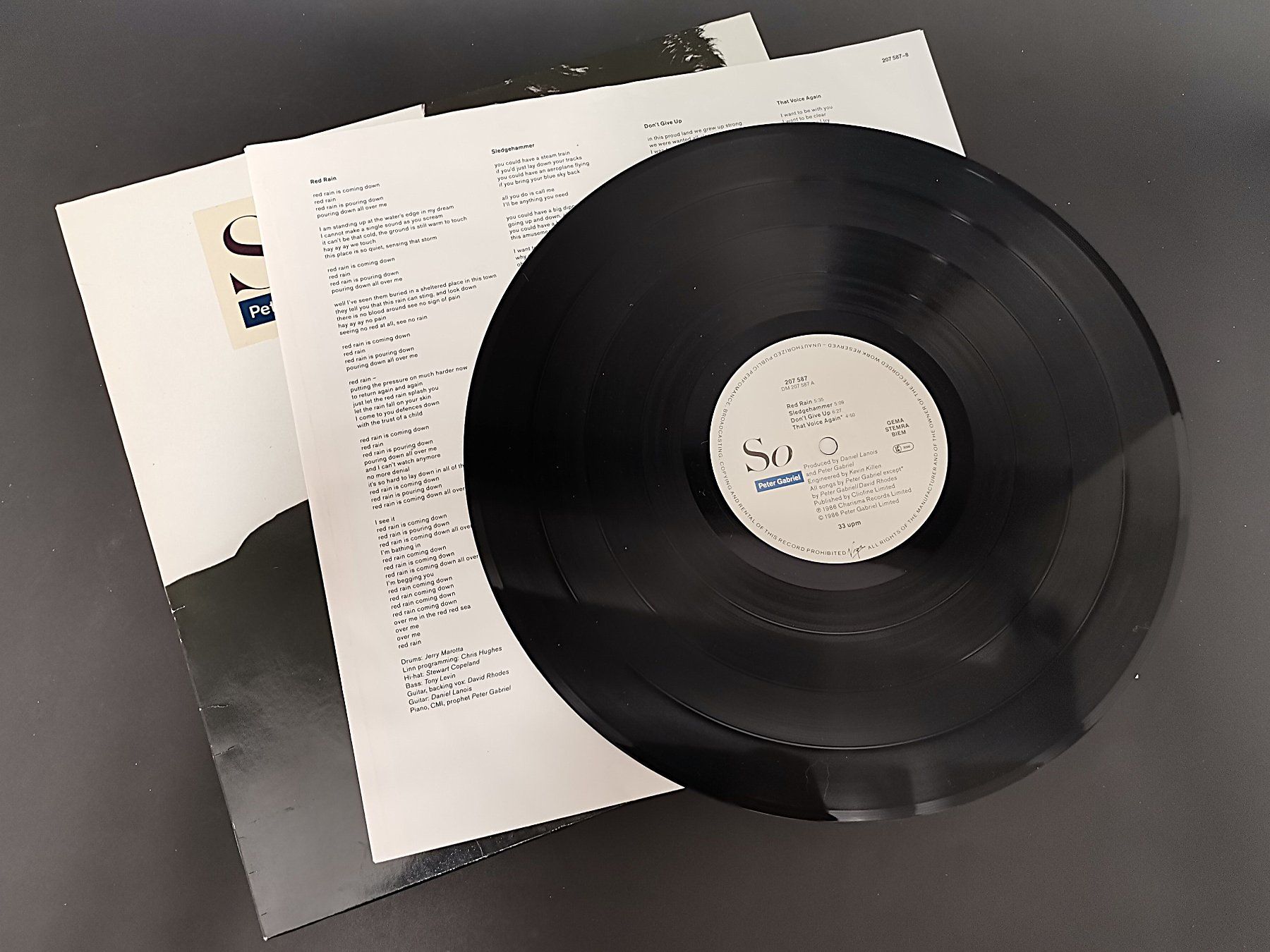 Dischi in vinile: PETER GABRIEL Album "So" Schallplatte Vinyl – Usato da Schaffhausen venduto da Restwert_SH 8