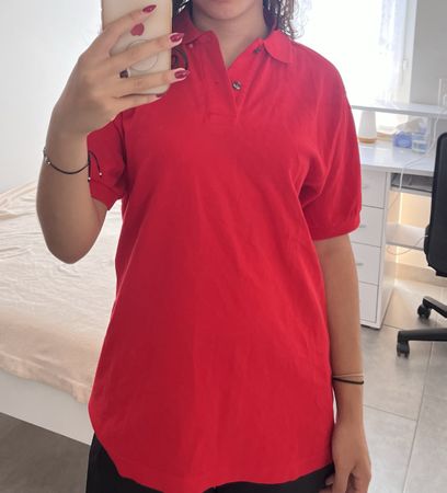 Rotes Poloshirt von Switcher, Größe S, ungetragen