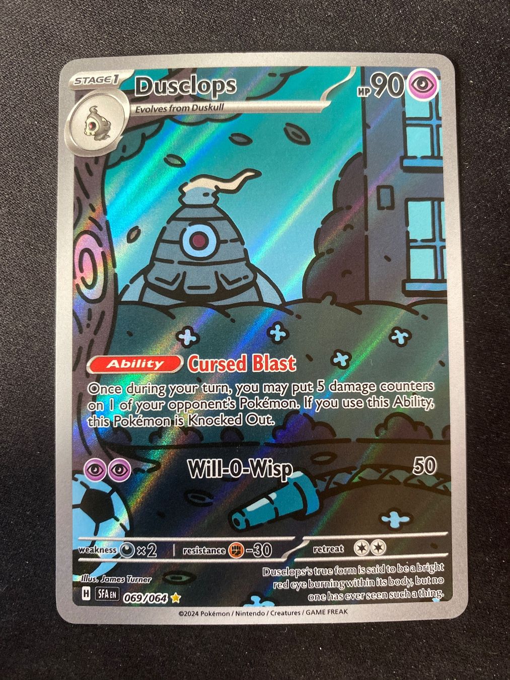 pokemon trading card game shrouded fable illustration rare dusclops 69 POKÉMON CARD GAME sv11B 163/086 SR Excadrill ex