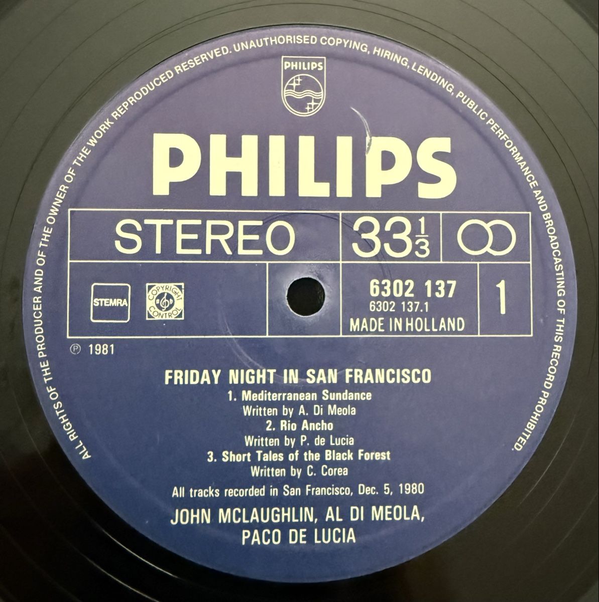 Dischi in vinile: Friday Night in San Francisco McLaughlin Schallplatte – Usato da Goldach venduto da Donpancho 4