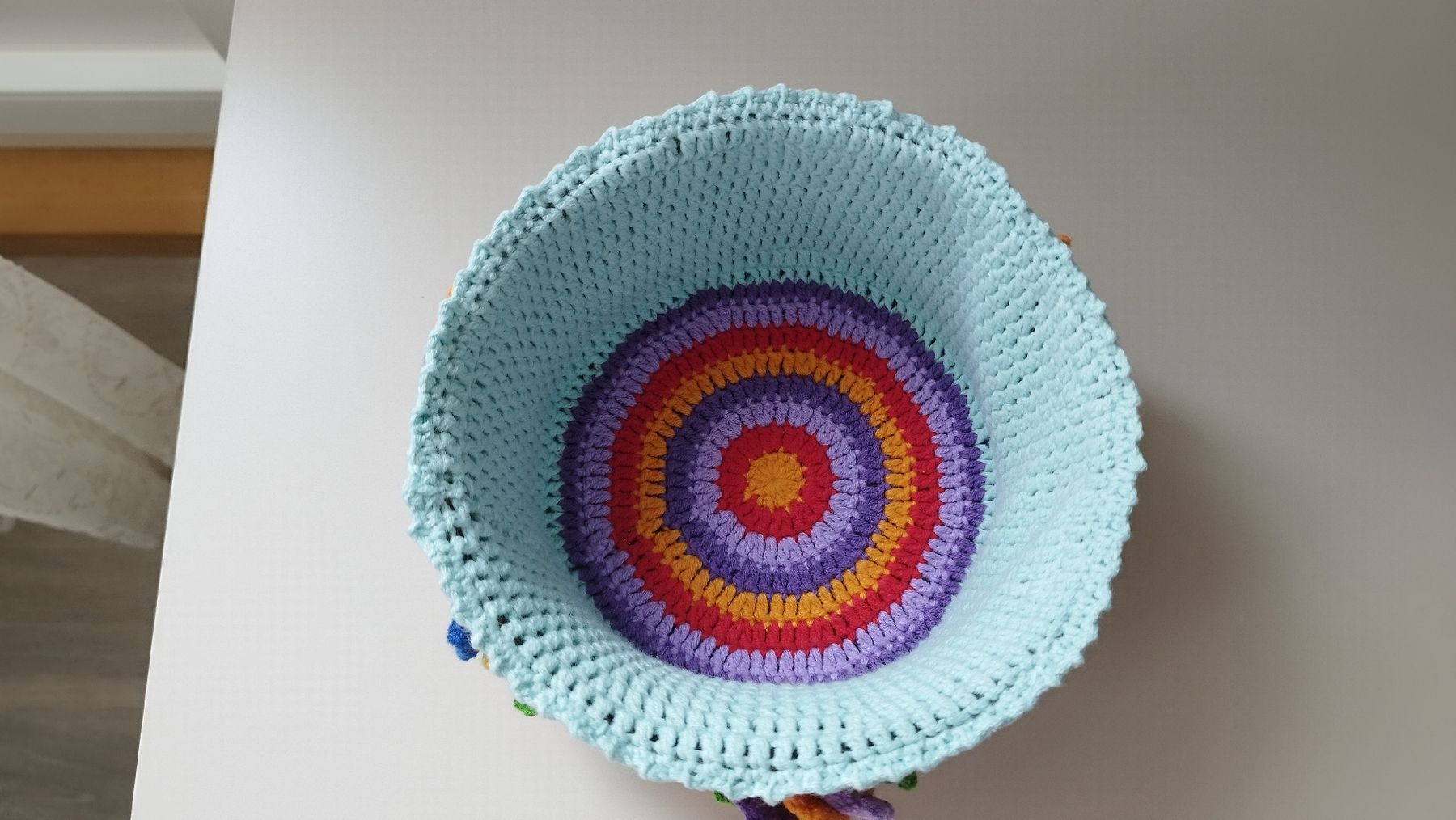 Tutte le decorazioni: Handmade Frida Kahlo Crochet Basket - Spring Decor – Nuovo e nell'imballaggio originale da Arnex-sur-Orbe venduto da can_97vn 4